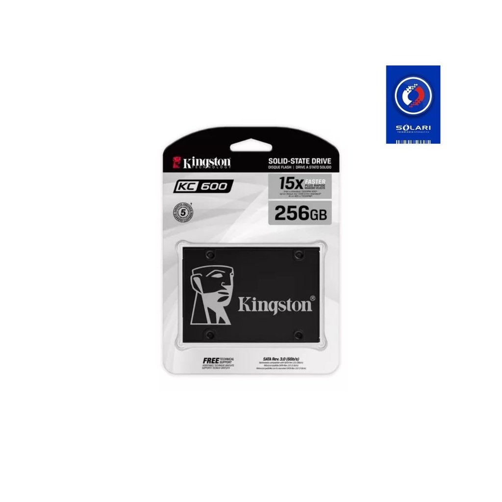 DISCO SOLIDO 256 GB SATA3.0 KC600 KINGSTON 