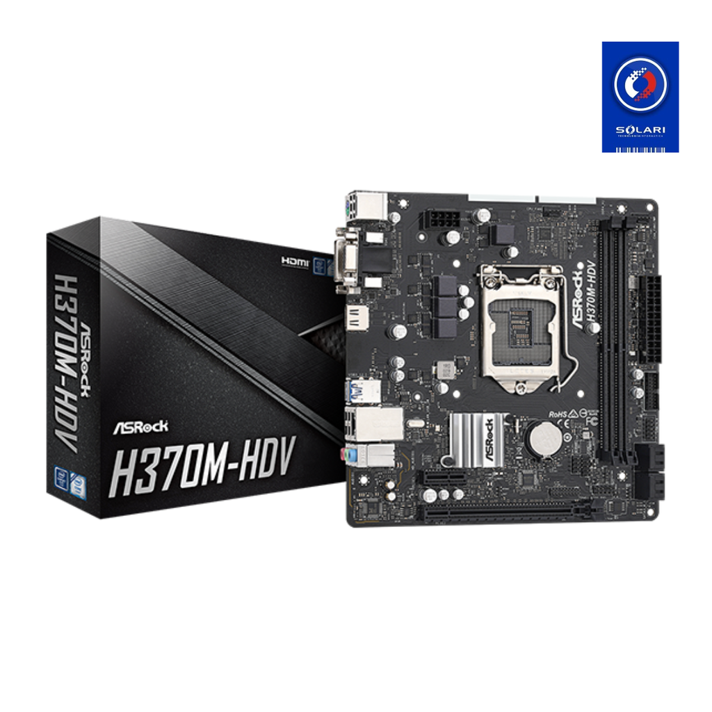 MOTHER ASROCK H370M-HDV INTEL S1151 8va/9na