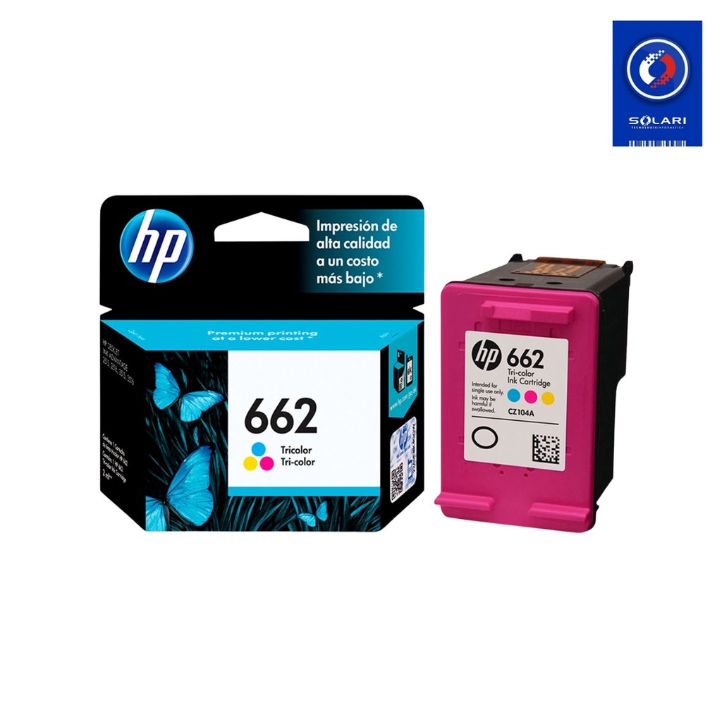 CARTUCHO COLOR HP 662 ORIGINAL