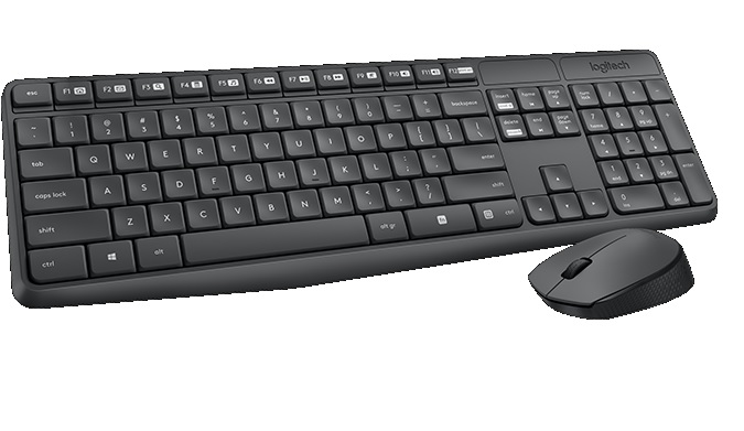 COMBO TECLADO Y MOUSE INALAMBRICO MK235 LOGITECH 