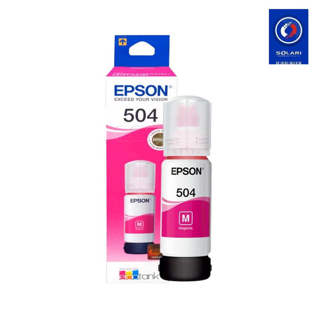 BOTELLA TINTA EPSON 504 MAGENTA L4150/L4160/L6161 T504320