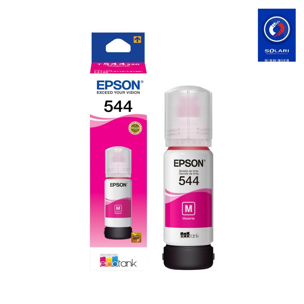 BOTELLA DE TINTA MAGENTA L3110-L3150 T544320 EPSON ORIGINAL