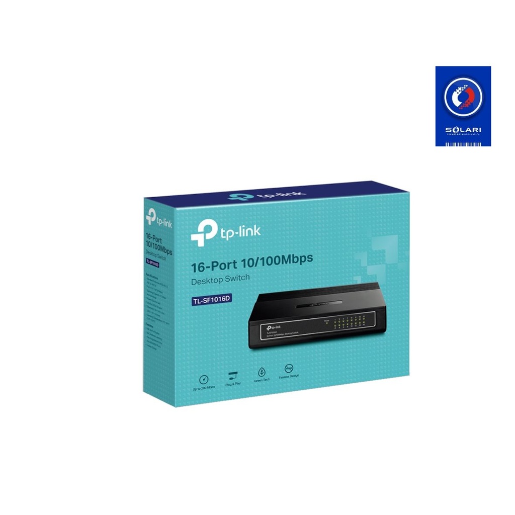 SWITCH 16 PORT 10/100Mbps TP-LINK