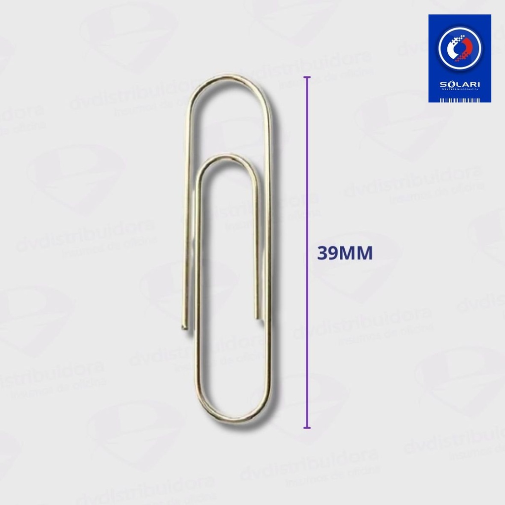 CLIP N 5 METALICO CAJA X 100 MARCA SBS