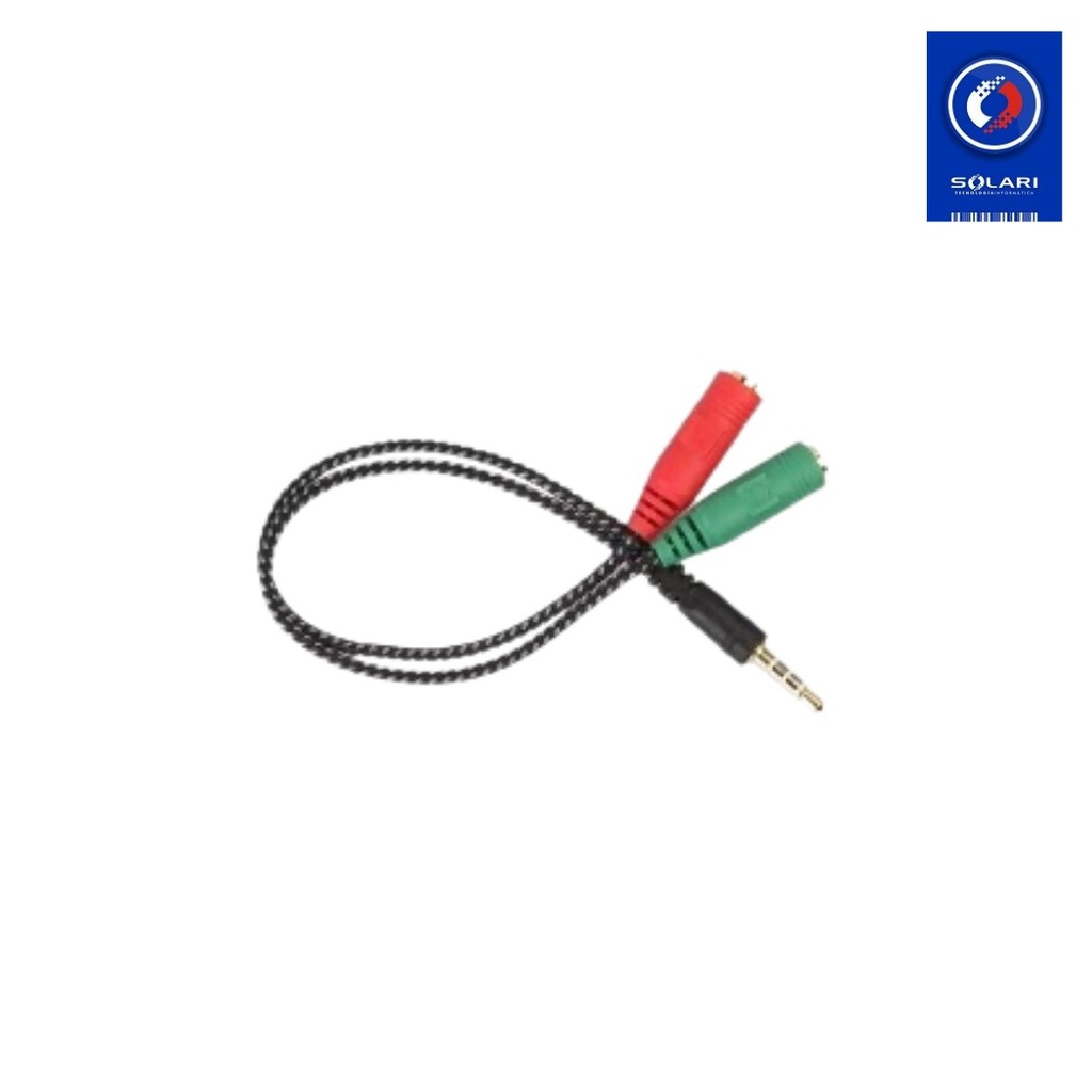 ADAPTADOR AUDIO PLUG MACHO A 2 PLUG HEMBRA NOGA NET