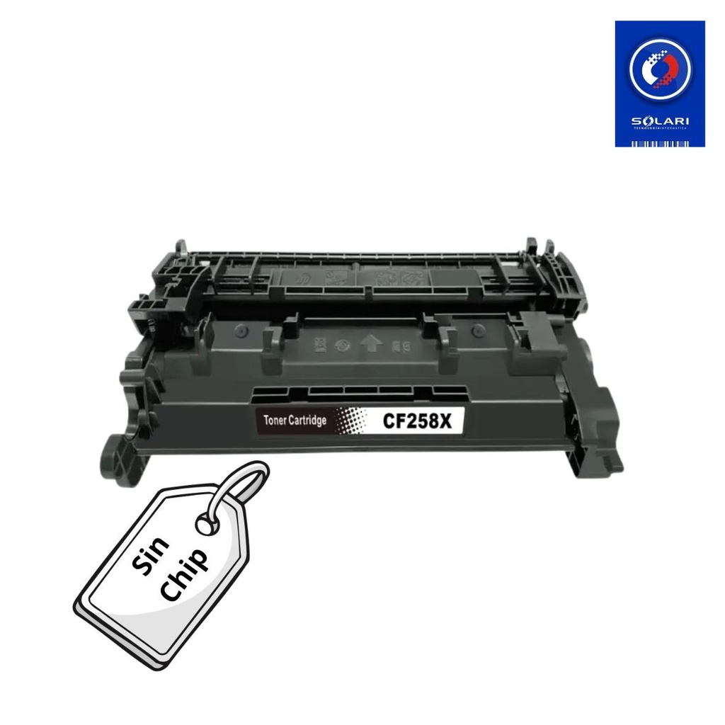 TONER LASER ALTERNATIVO HP CF258X SIN CHIP 