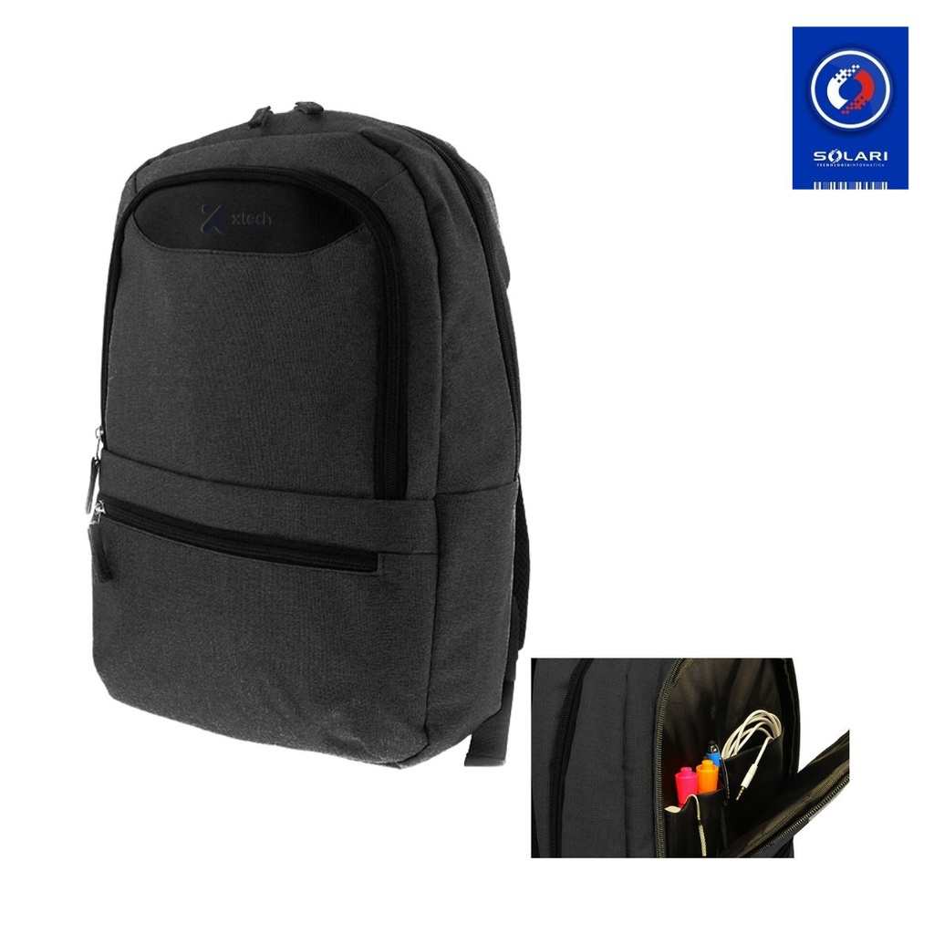 MOCHILA NOTEBOOK X-TECH ERGON 15.6 PULG WINSOR XTB-212BK