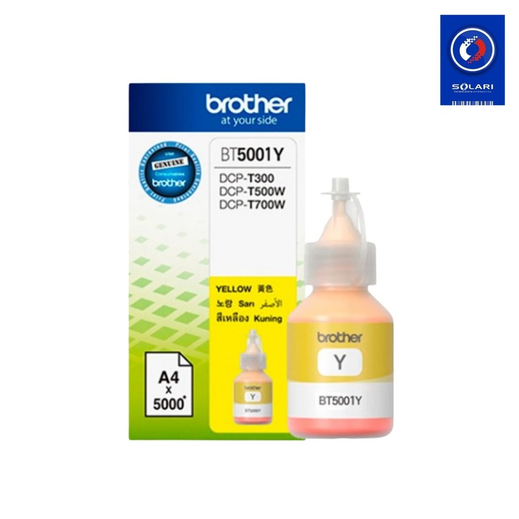 TINTA BROTHER DCP T300/T500W/T310 AMARILLO ORIGINAL 5001