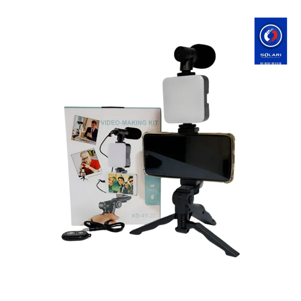 SOPORTE CELULAR/TABLET 4 EN 1 NM-STREAM CON LUZ 