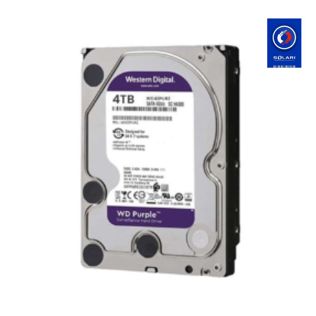 DISCO RIGIDO INTERNO WD 4TB 3.5 SATA PURPLE