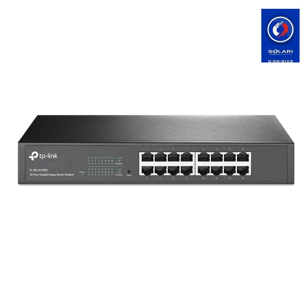 SWITCH 16 PUERTOS GIGABIT 10/100/1000 TL-SG1016DE TP-LINK
