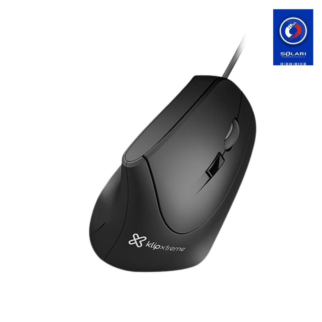 MOUSE KLIP XTREME VERTICAL CON CABLE USB ERGO