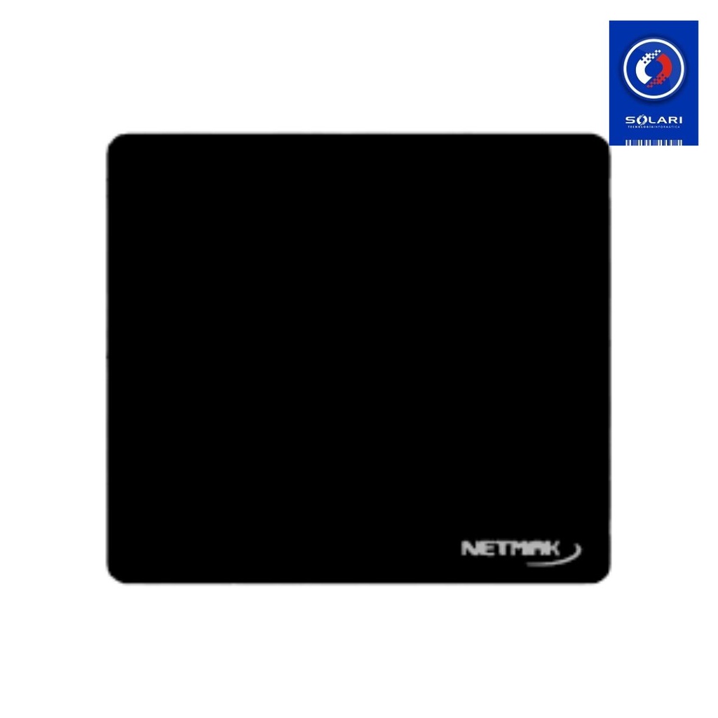 PAD MOUSE DISEÑO NM-M1226 NEGRO LISO NETMAK