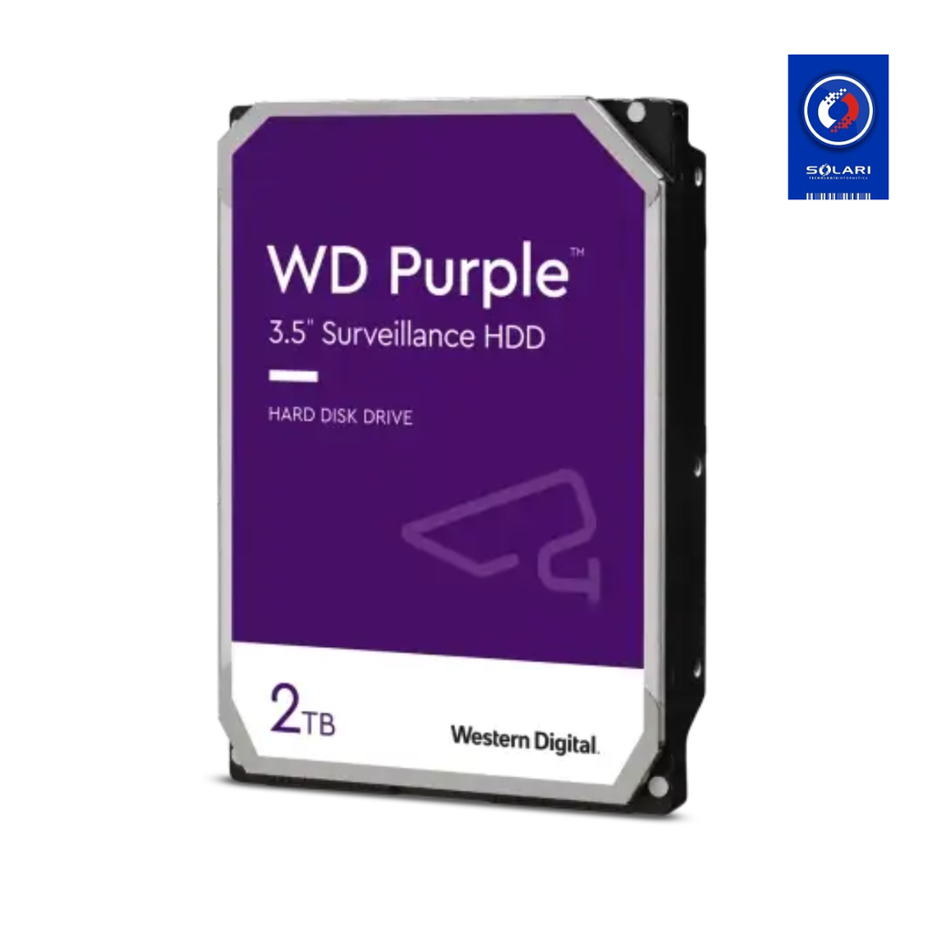 DISCO RIGIDO WD 2TB 3.5 PURPLE SATA 64 MB