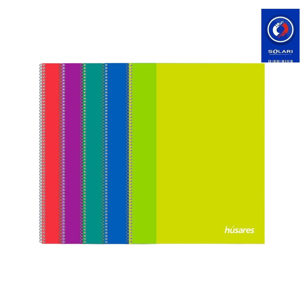 CUADERNO TRENDY HUSARES 16 X 21 80 HOJAS TAPA FLEXIBLE CUADRICULADO