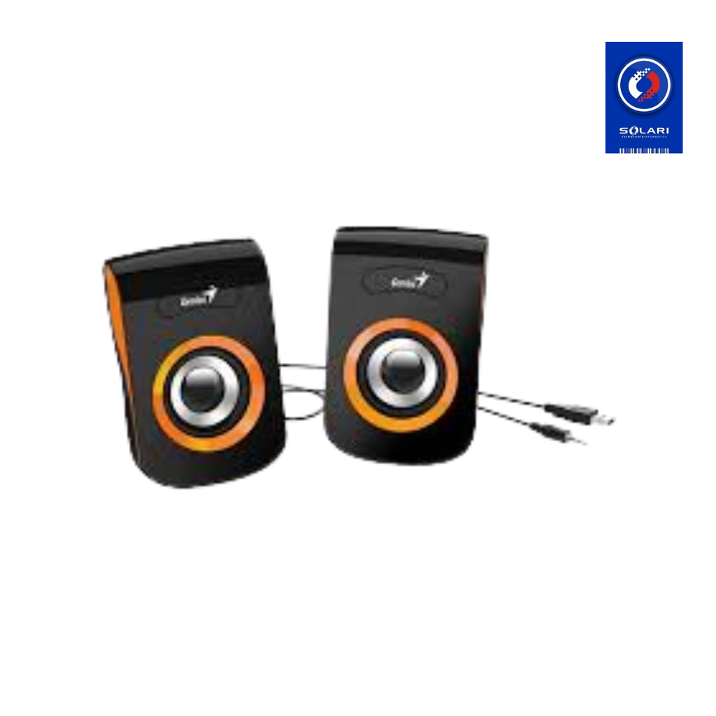 PARLANTE GENIUS USB SP-180 NARANJA