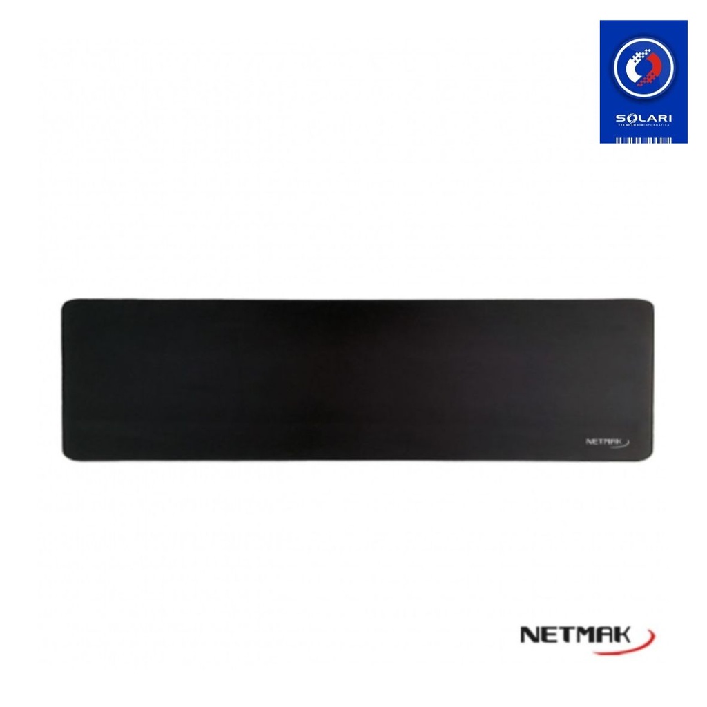 PAD MOUSE Y TECLADO NETMAK NM-PADXL NEGRO AUTODESLIZANTE