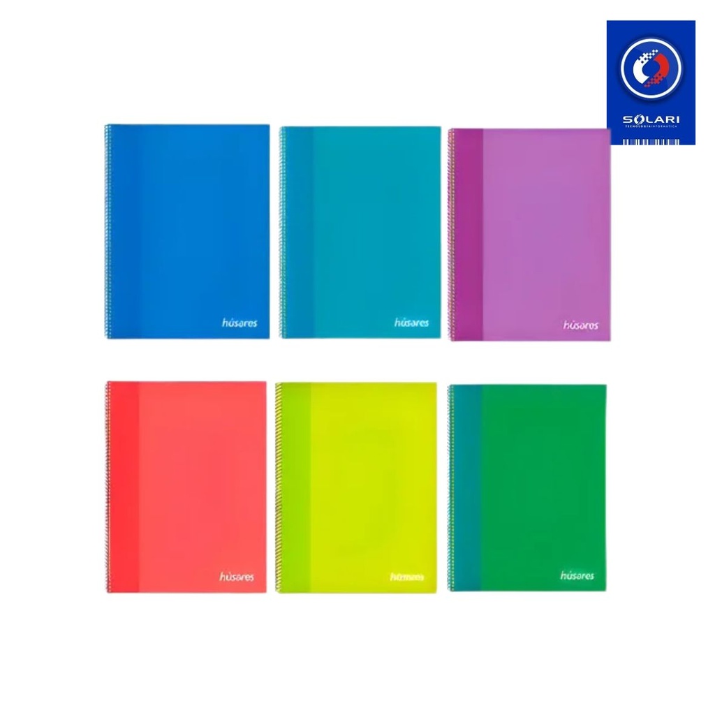 CUADERNO TRENDY RAYADO HUSARES 16 X 21 120 HOJAS TAPA DURA