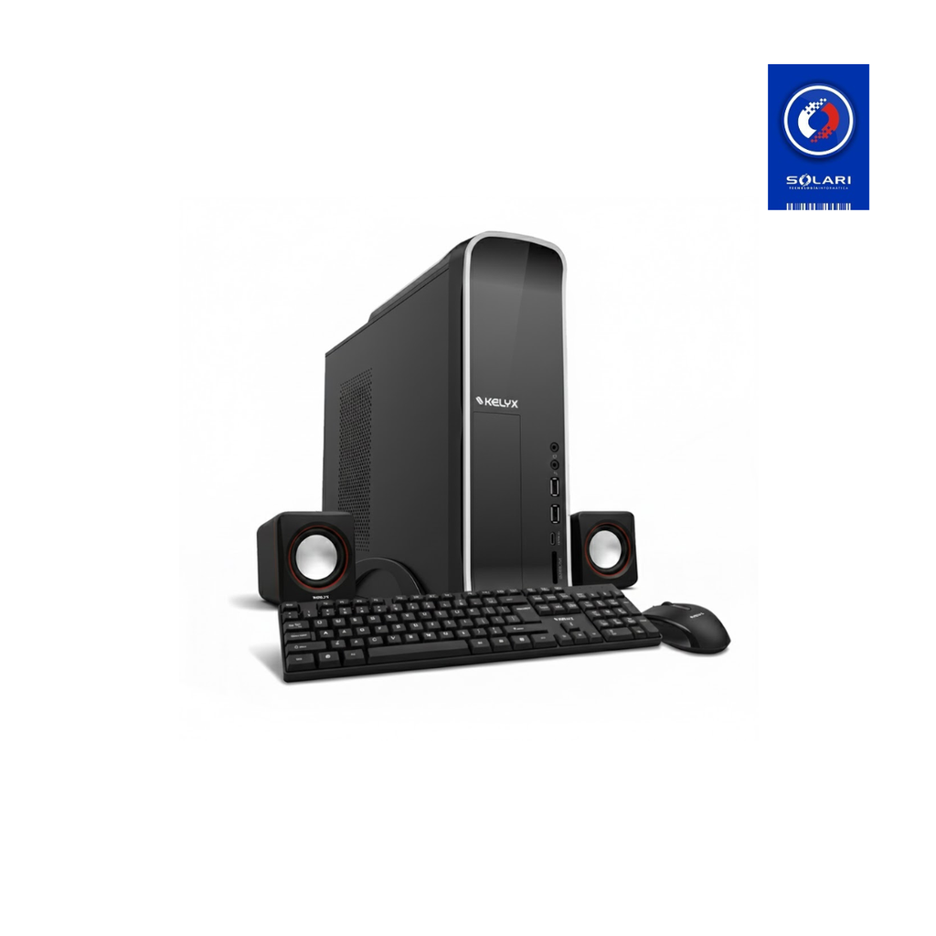 Kit Gabinete LC727-08A SLIM Fuente 500W Tec/Mou/Parl/C. Reader