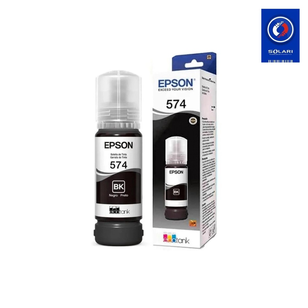 Botella de Tinta Epson 574 Negra Original