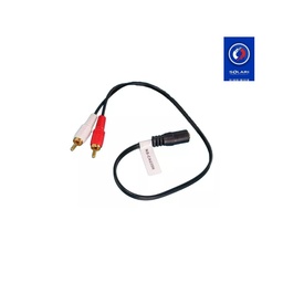 [NS-CAU35H] CABLE AUDIO STEREO 3.5 MM HEMBRA A 2 RCA MACHO NISUTA NS-CAU35H