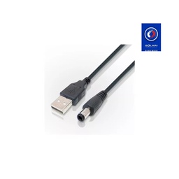 [NS-CAUSP25] CABLE ALIMENTACION USB AM A PLUG 2.5MM 1MTS NISUTA NS-CAUSP25
