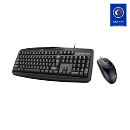 [31330003401] COMBO TECLADO Y MOUSE GENIUS SMART KM-200 USB NEGRO 