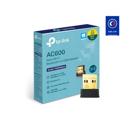 [2259320001481] PLACA DE RED ARCHER T2UB NANO WIFI + BLUETOOTH USB AC600 DUAL BAND TP-LINK