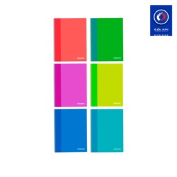 [6293] CUADERNO TRENDY HUSARES 22 X 29.7 80 HOJAS CUADRICULADO TAPA FLEXIBLE