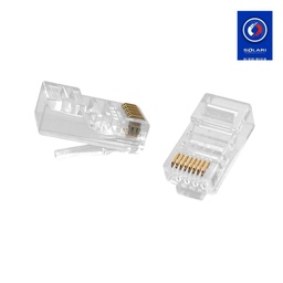 [NS-CORJ456] CONECTOR PLUG RJ45 Cat 6E NISUTA NS-CORJ45