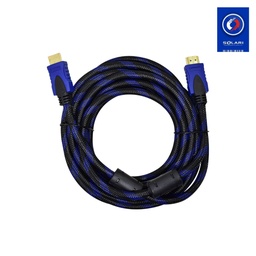 [NS-CAHD10M] CABLE HDMI A HDMI 10M V1.4 CON FILTRO 1080 MALLA DE TELA NISUTA NS-CAHD10M